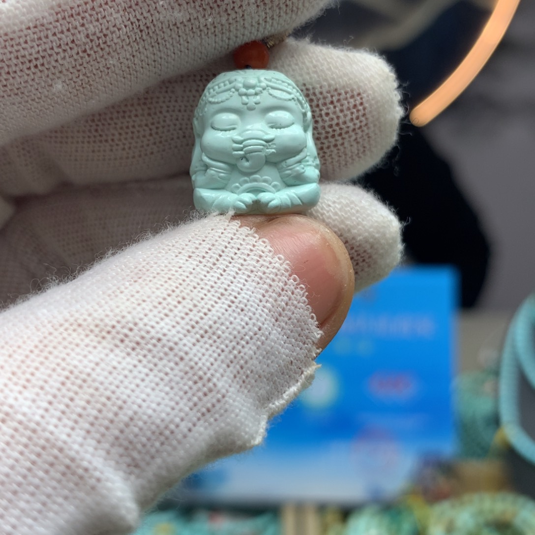 绿松石挂件未镶嵌