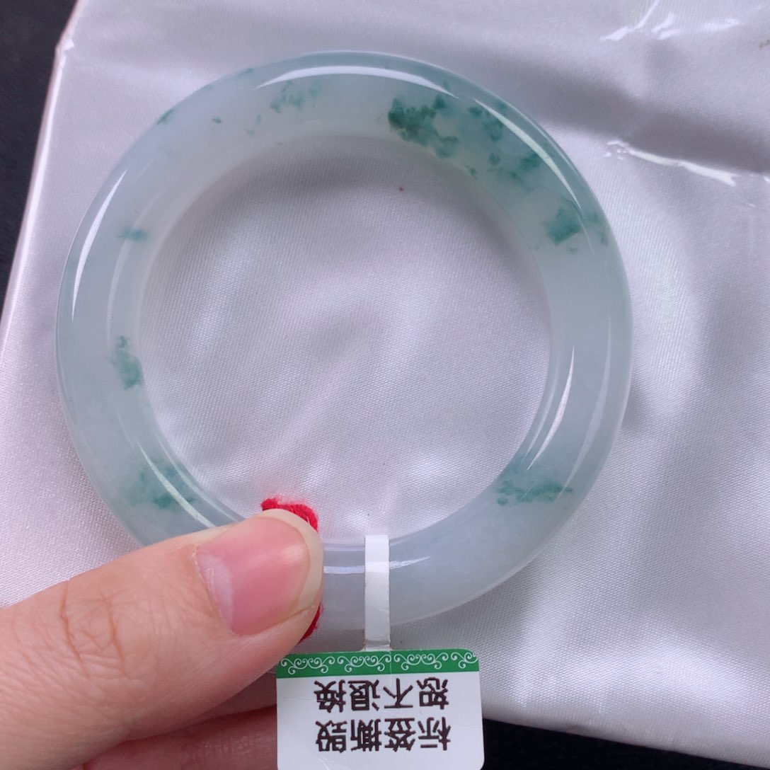 未镶嵌手镯翡翠缅甸天然翡翠手镯53