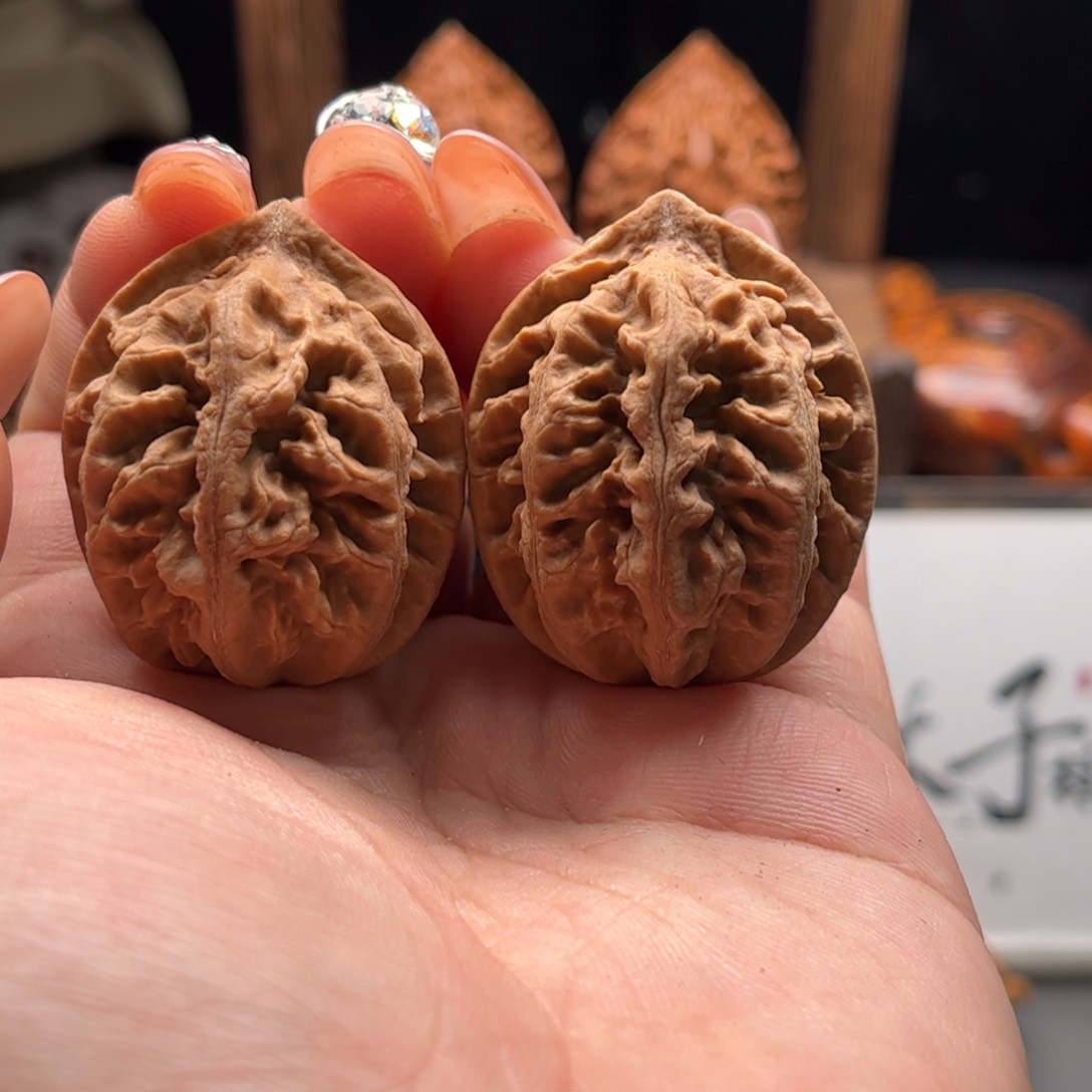 文玩核桃把件关东木子家楸大胖13