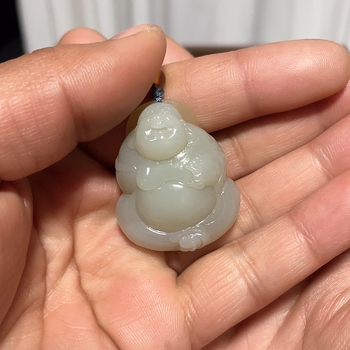 颈饰未镶嵌和田玉浪*子