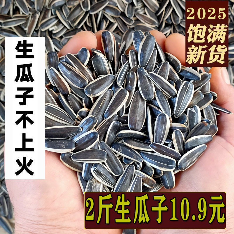  内蒙古原生态大颗粒生瓜子葵花籽瓜子追剧必备充饥零食星霜