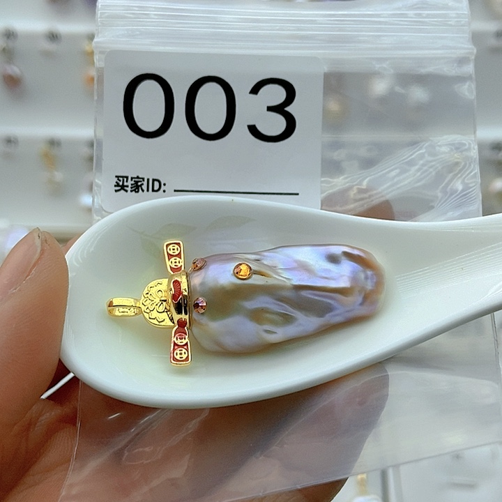 淡水珍珠颈饰银S925镶嵌