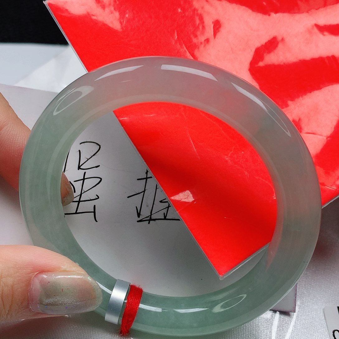 翡翠手镯未镶嵌54圈缅甸天然A货