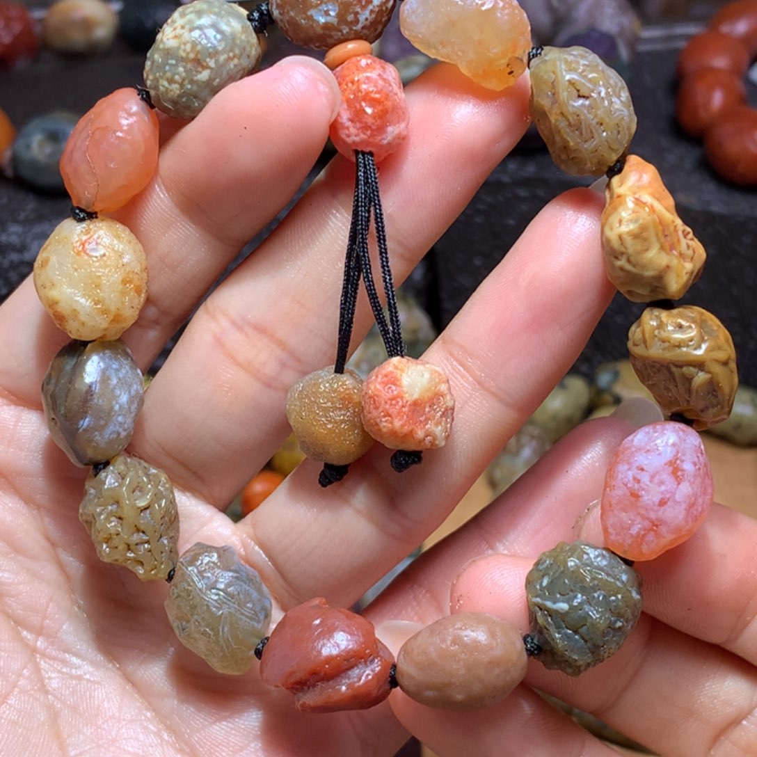 未镶嵌玛瑙/玉髓珠宝半成品