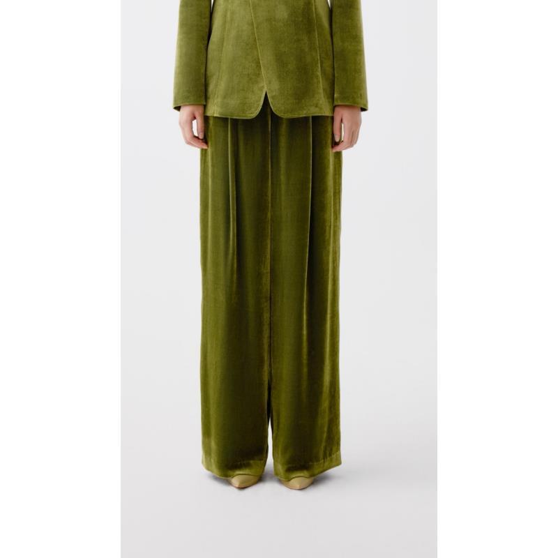 【刘彤推荐】玉琼  修身阔腿长裤J25A1237