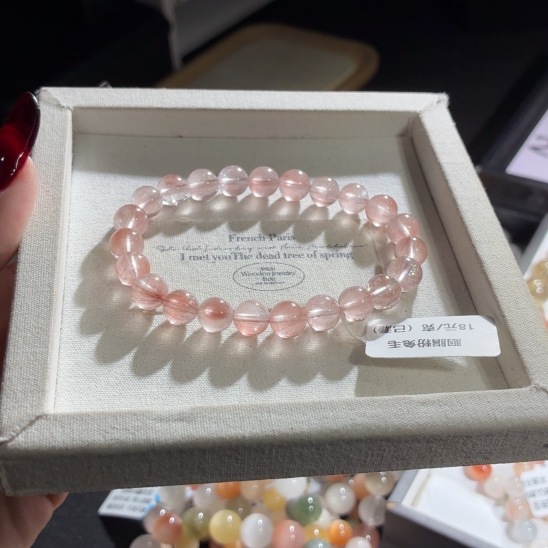 心***猫水晶手链未镶嵌219号多样性发一I 8+