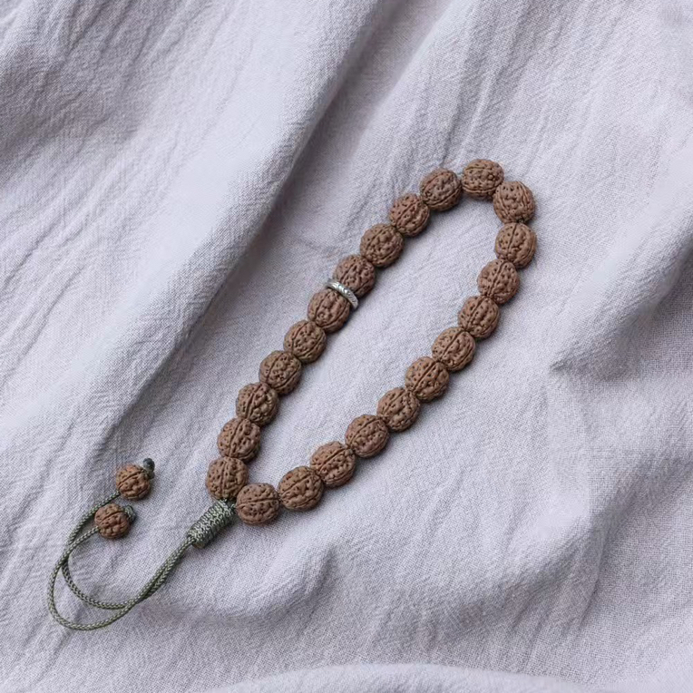 【吾系列】-龙纹/盘龙王沉水高密度老树籽小金刚毕业单圈手串