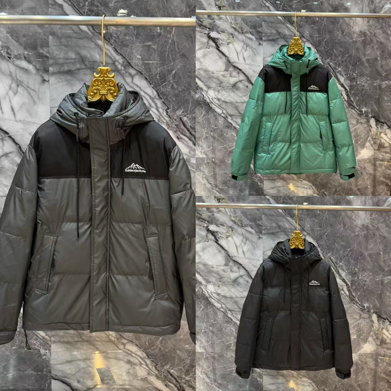 【F】冬季新款时尚保暖防寒服外套9099【无水洗唛】