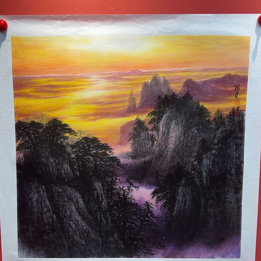 国画曹根建国画作品