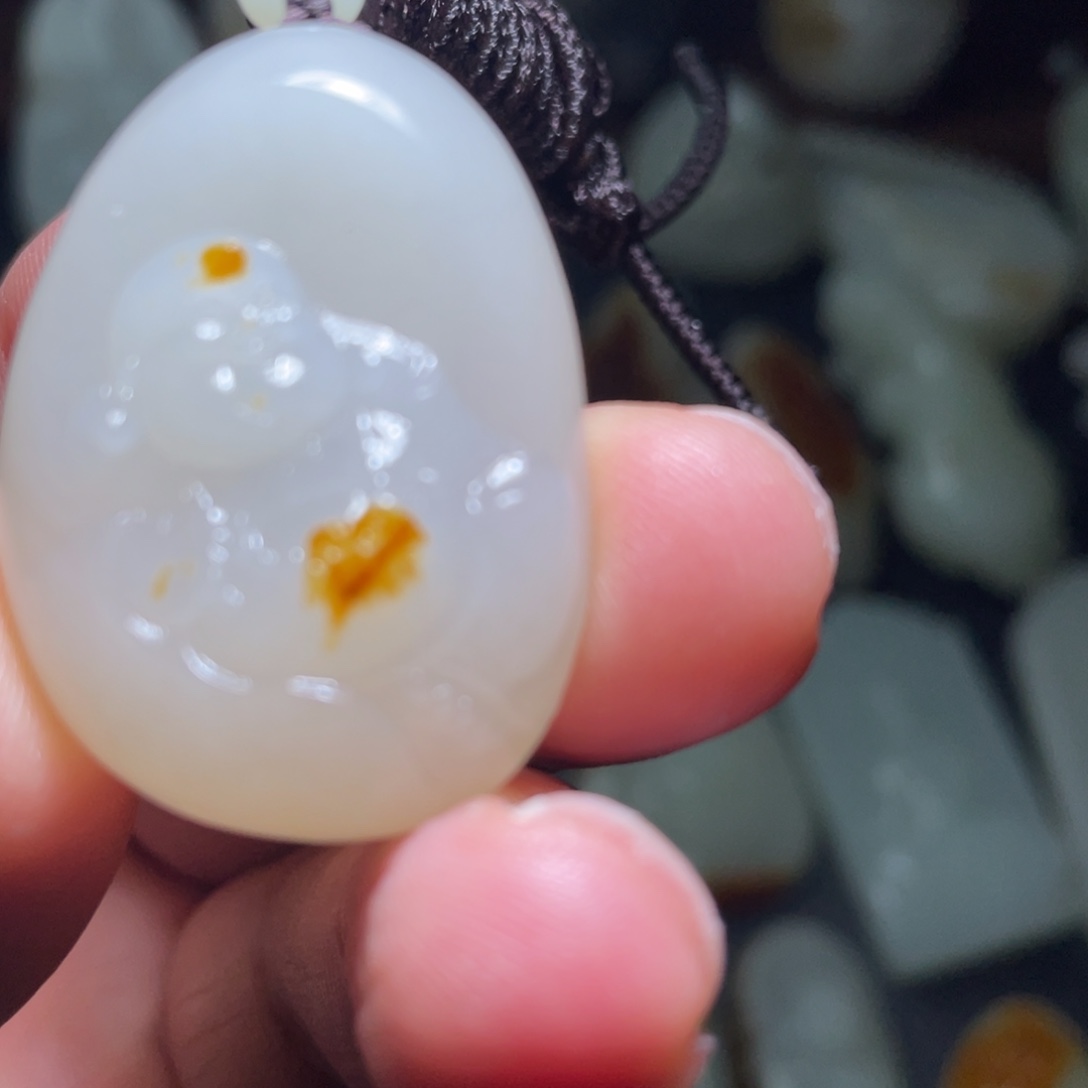 和田玉（白玉）未镶嵌玉牌