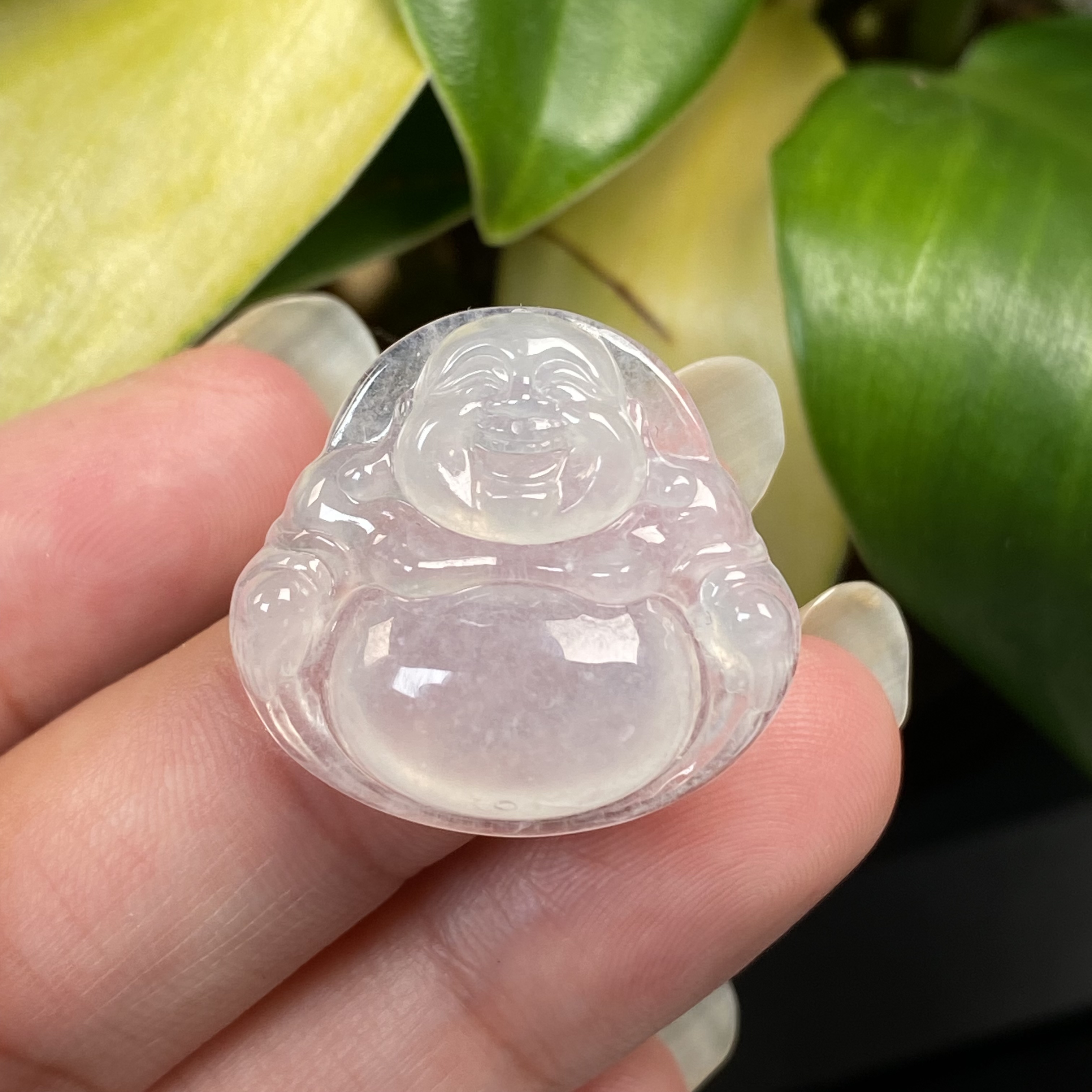 纯天然A货翡翠佛公