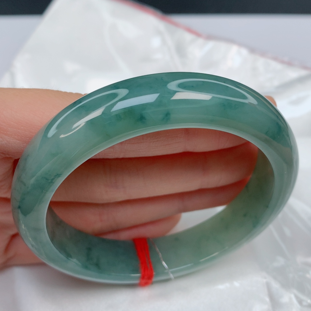 翡翠手镯未镶嵌56.3正圈