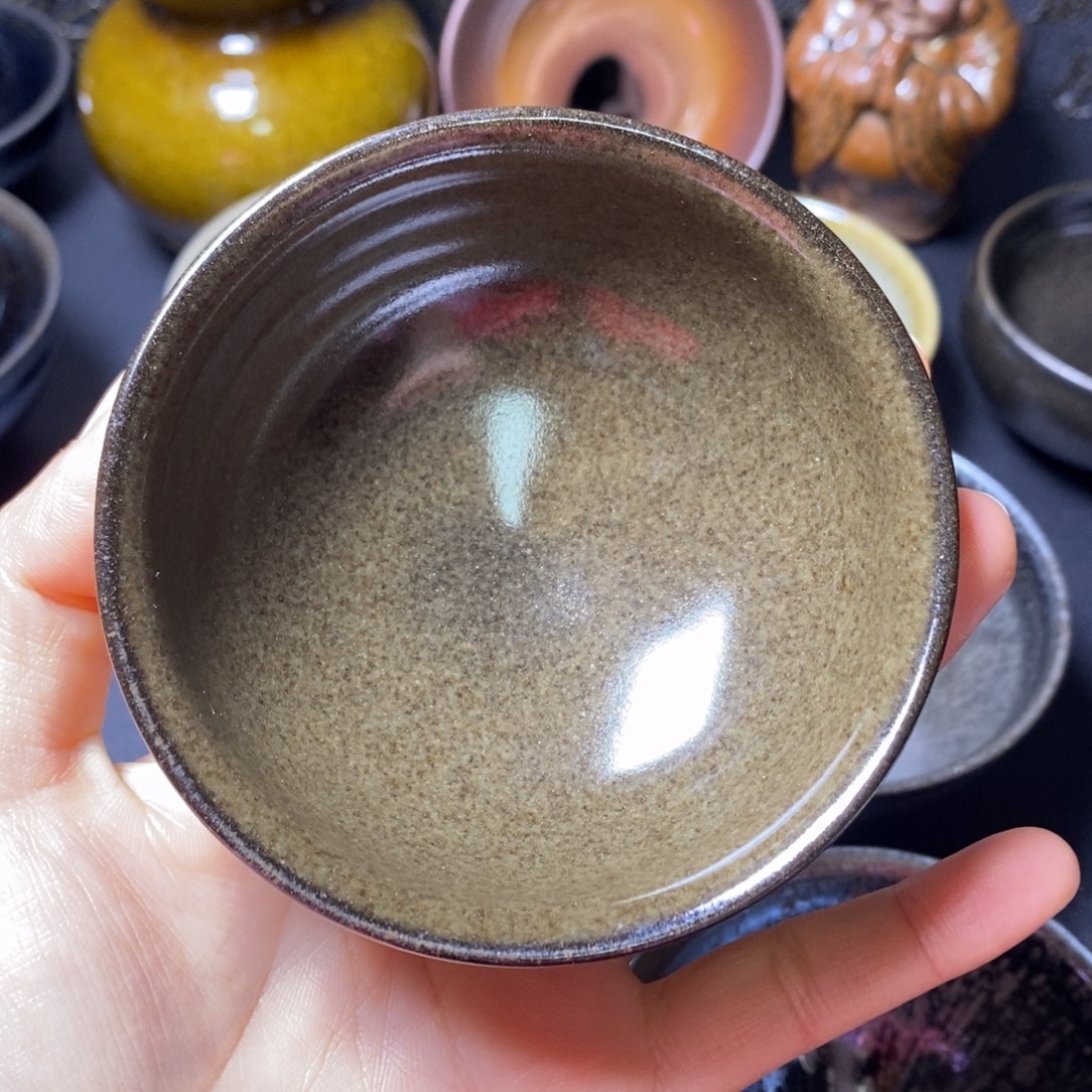 茶宠自然还原柴烧直播间