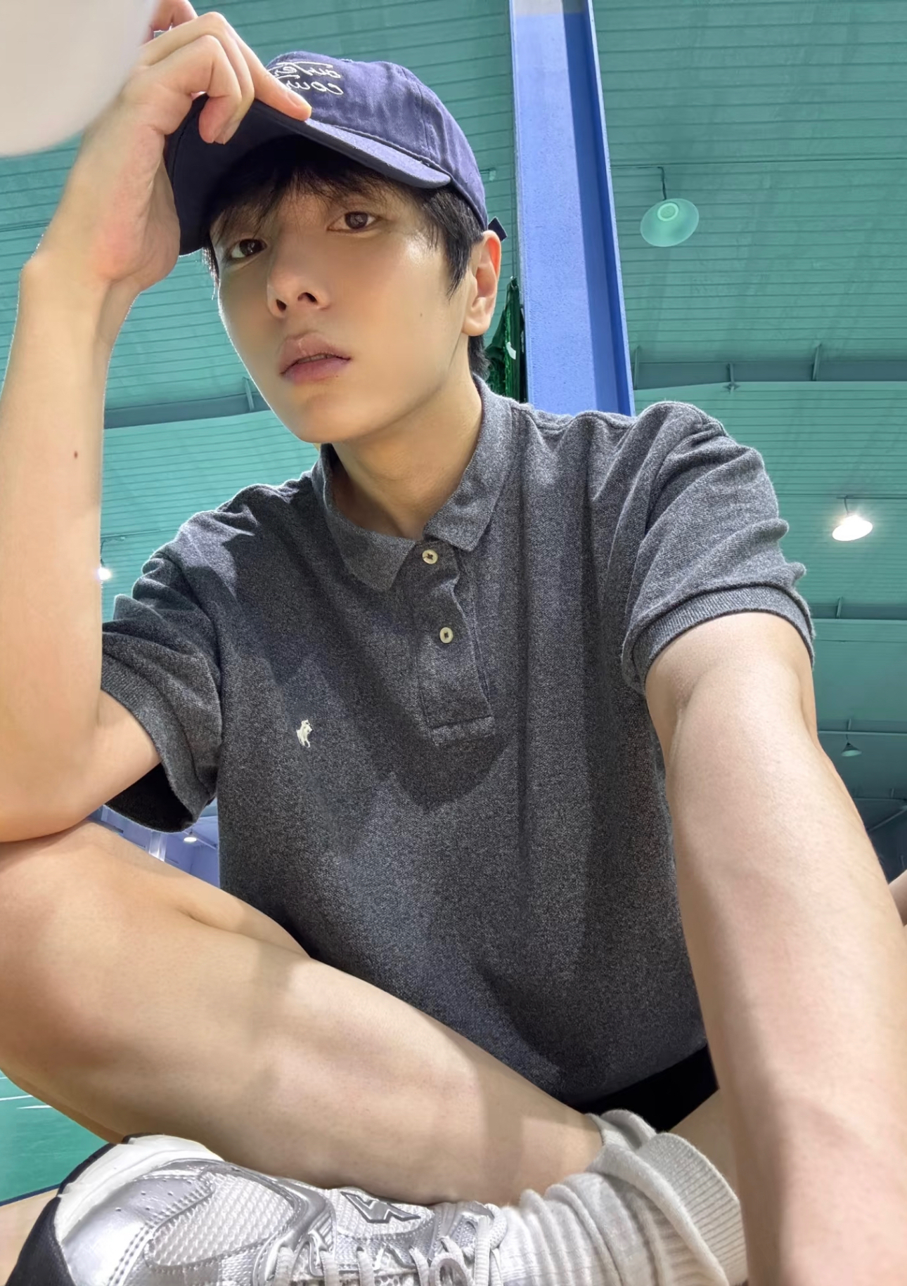  骑士POLO衫翻领短袖 前短后长休闲百搭夏季