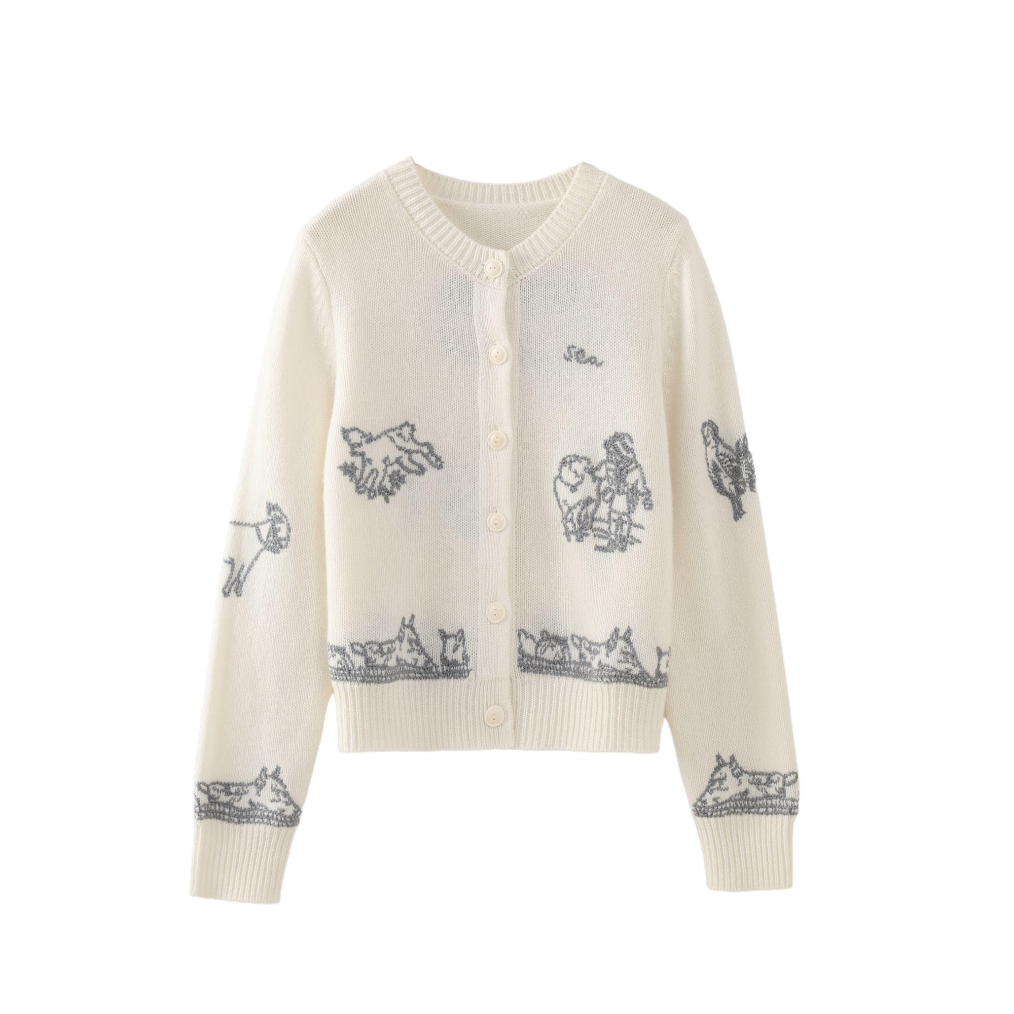 原厂孤品特价清！拍完则无！100绵羊毛复古针织开衫