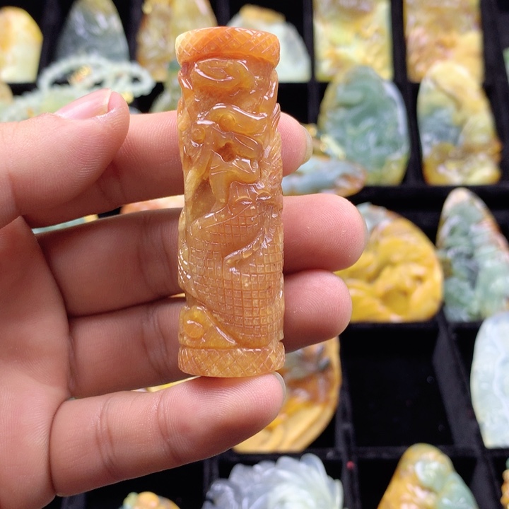 岫玉挂坠未镶嵌荣挂坠