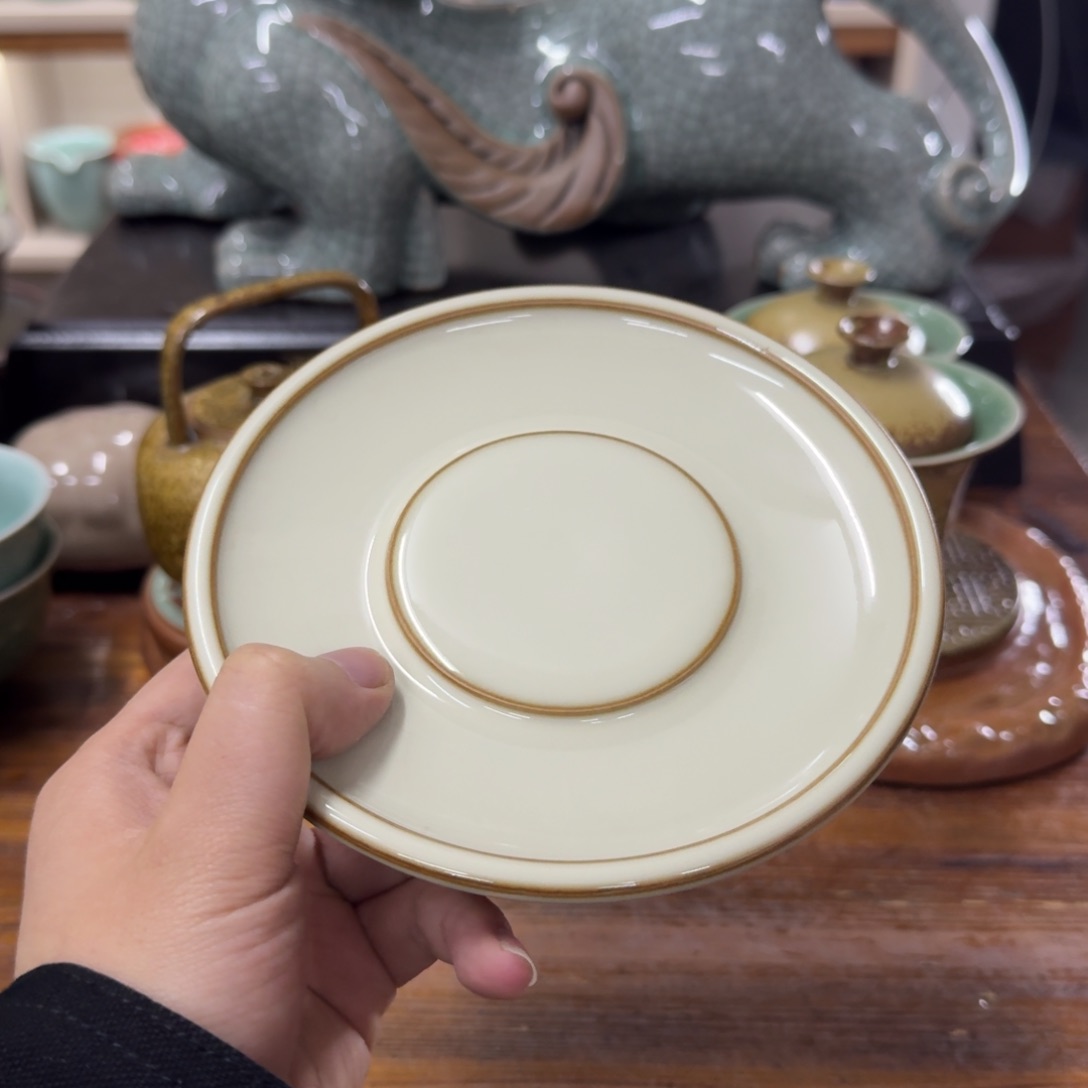 龙泉青瓷茶具微瑕6833