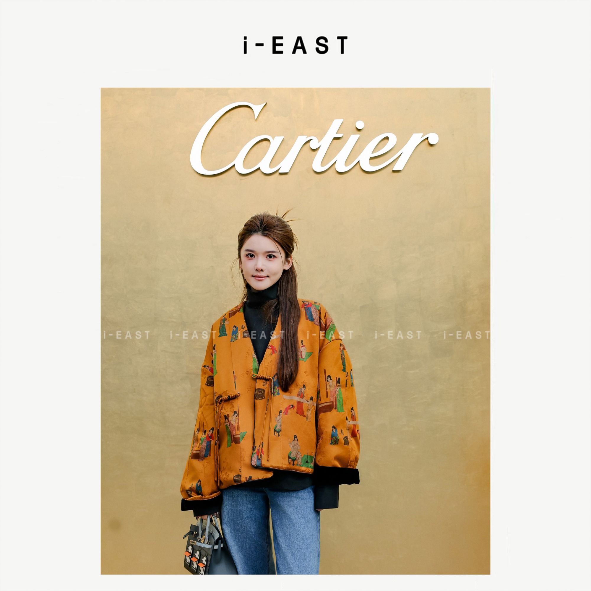 i-EAST 良辰美景~新中式国风小糖人羽绒服外套-5D Y25203