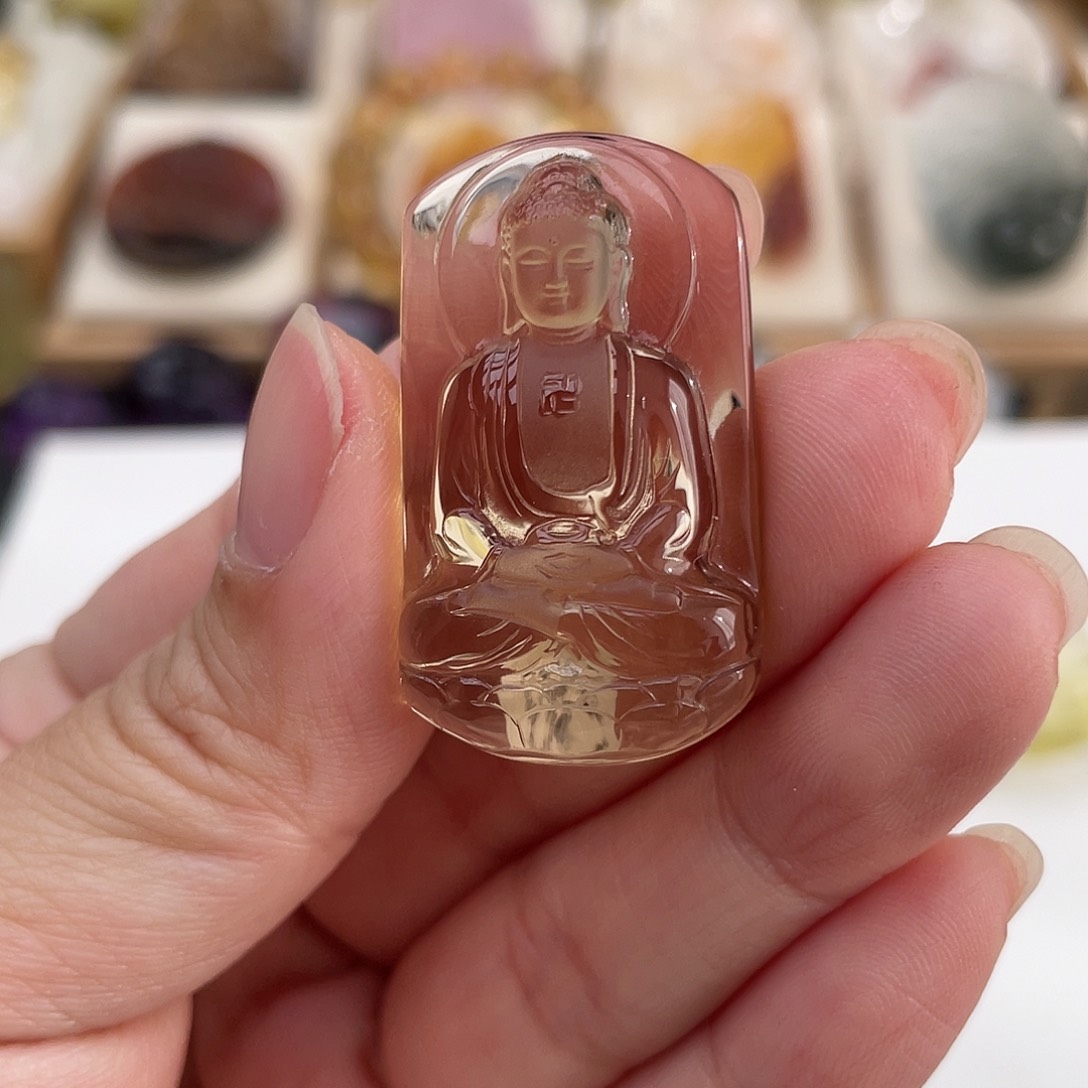 水晶颈饰未镶嵌大***八定制