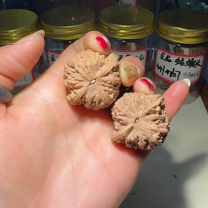 心***情吊坠文玩核桃37全品原装红宝石（福利）