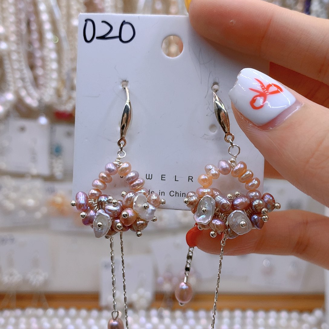 银S925镶嵌淡水珍珠发饰