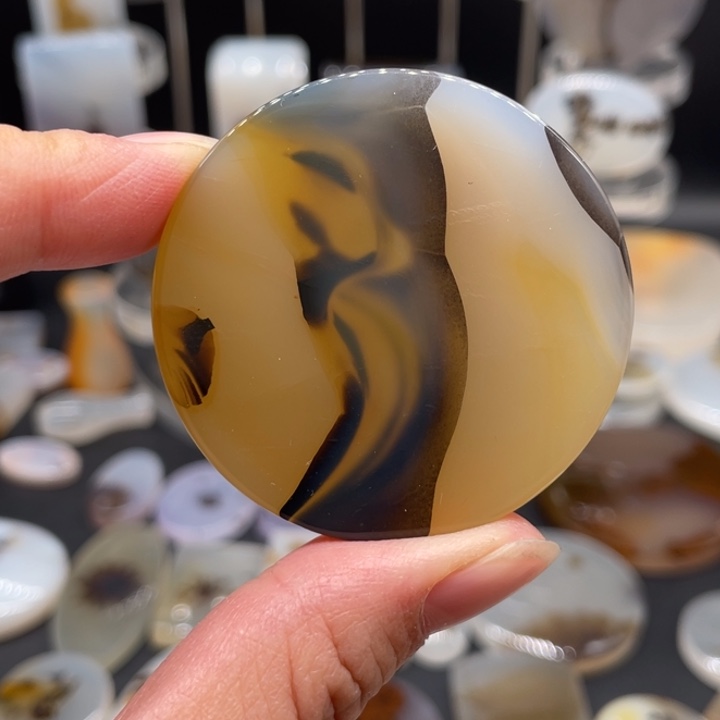 玛瑙/玉髓合金颈饰