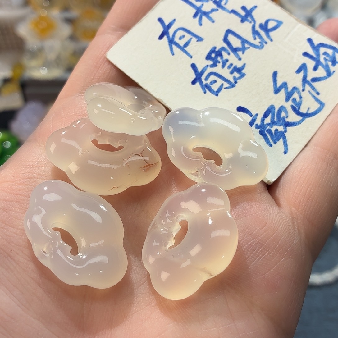 玛瑙/玉髓未镶嵌吊坠(不含链)
