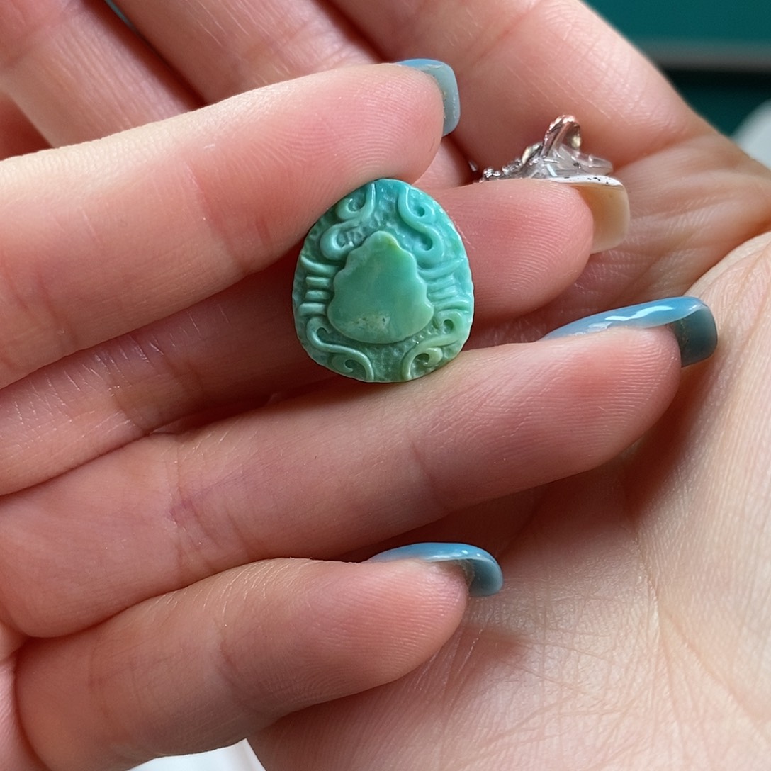 绿松石珠宝奇石未镶嵌