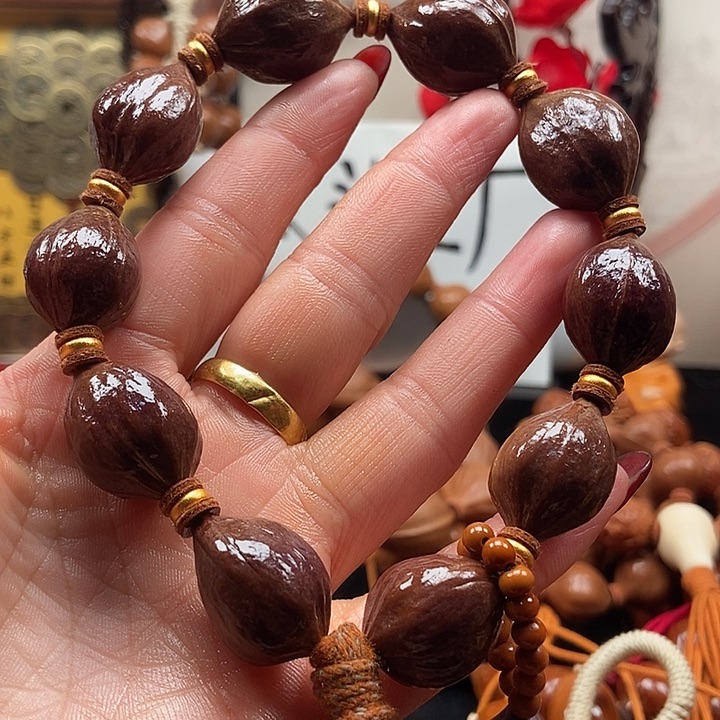 橄榄核手串/手链紫气东来