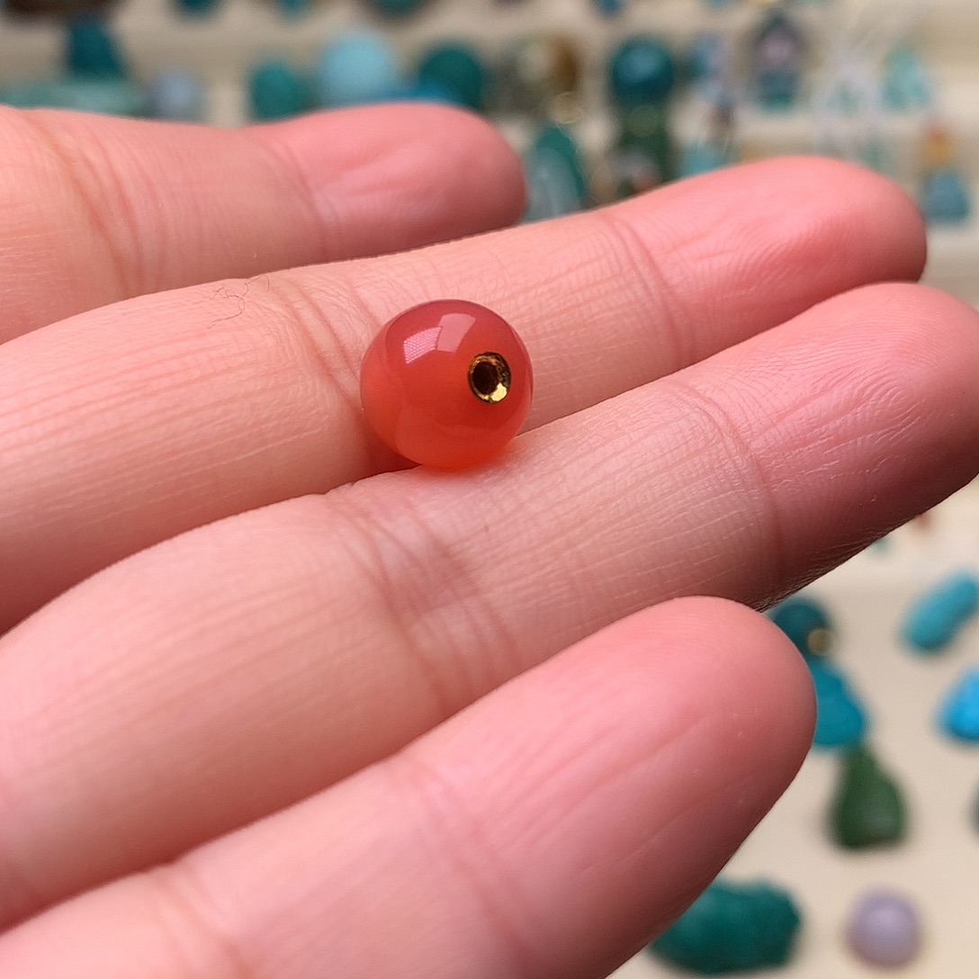 玛瑙/玉髓配饰足金镶嵌配饰