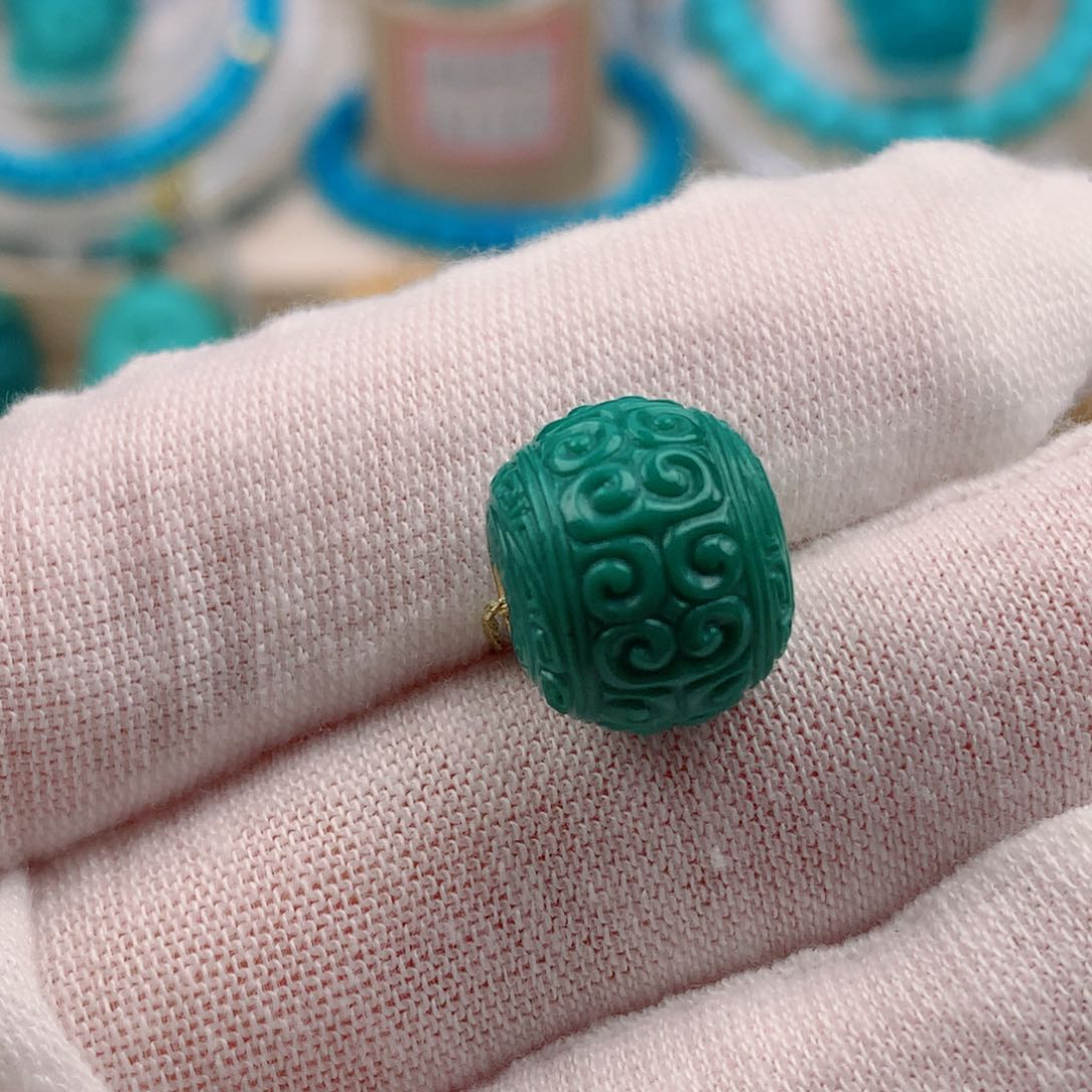 【闪购商品】绿松石配饰18K金镶嵌