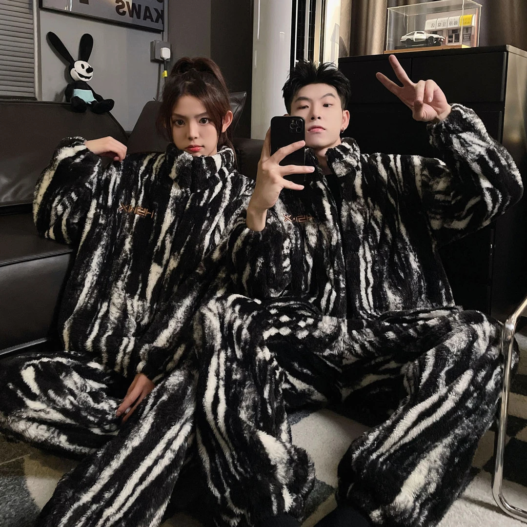 家居条纹睡衣2025女背心打底内穿高级感吊带内搭分体套装男女同款