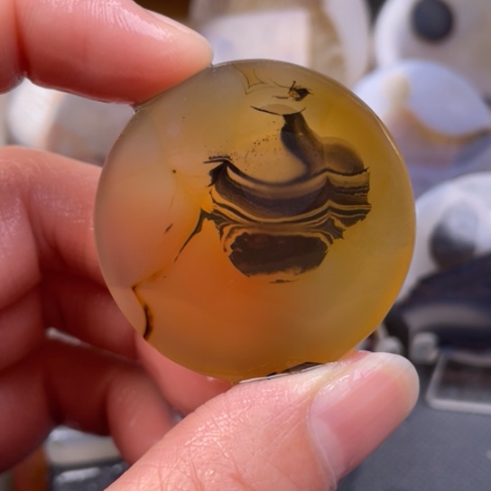 玛瑙/玉髓吊坠(不含链)未镶嵌