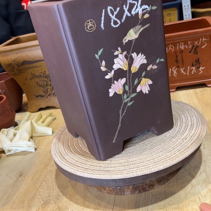 紫砂花盆紫砂花盆