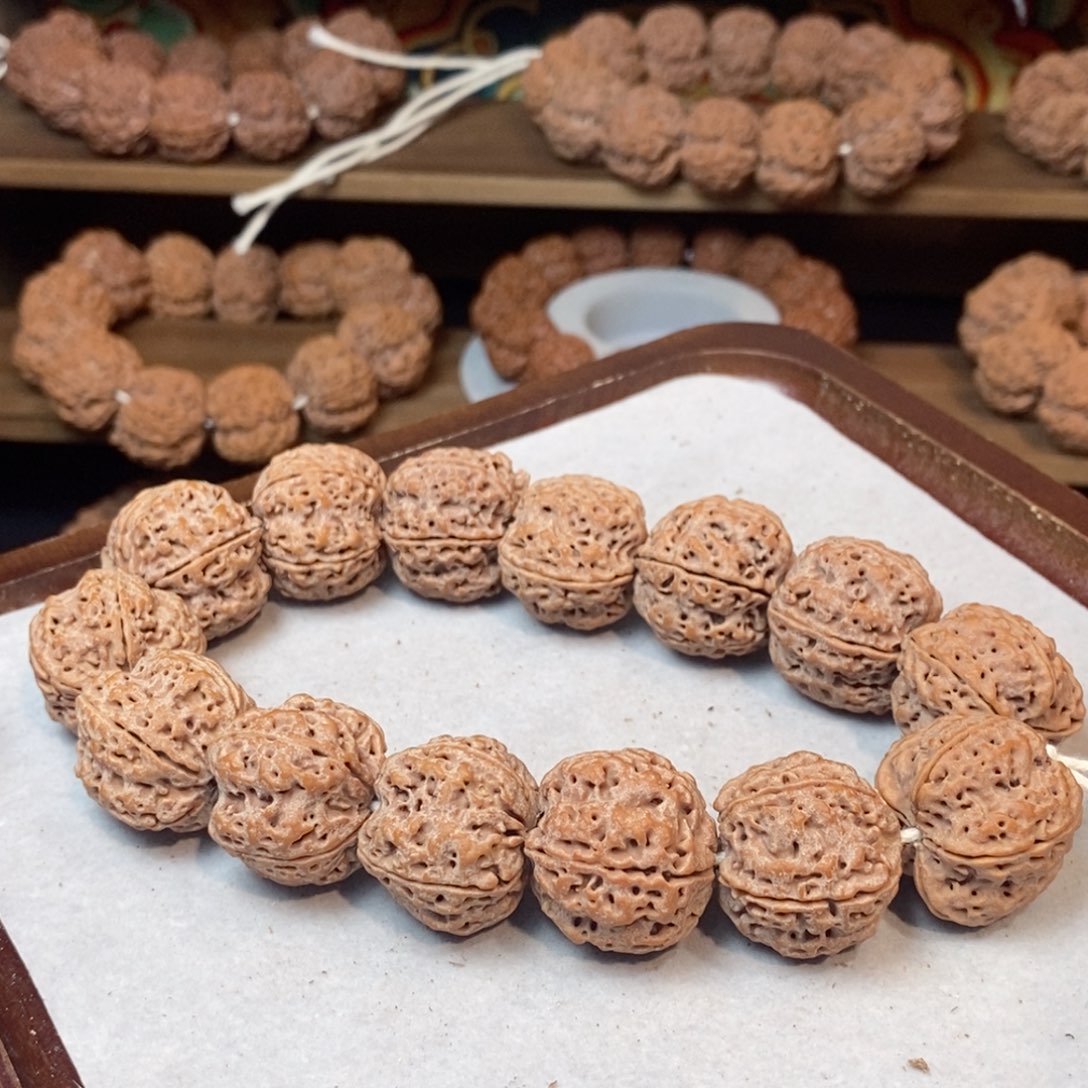 金***智金刚菩提手串23尺龙牙梅花