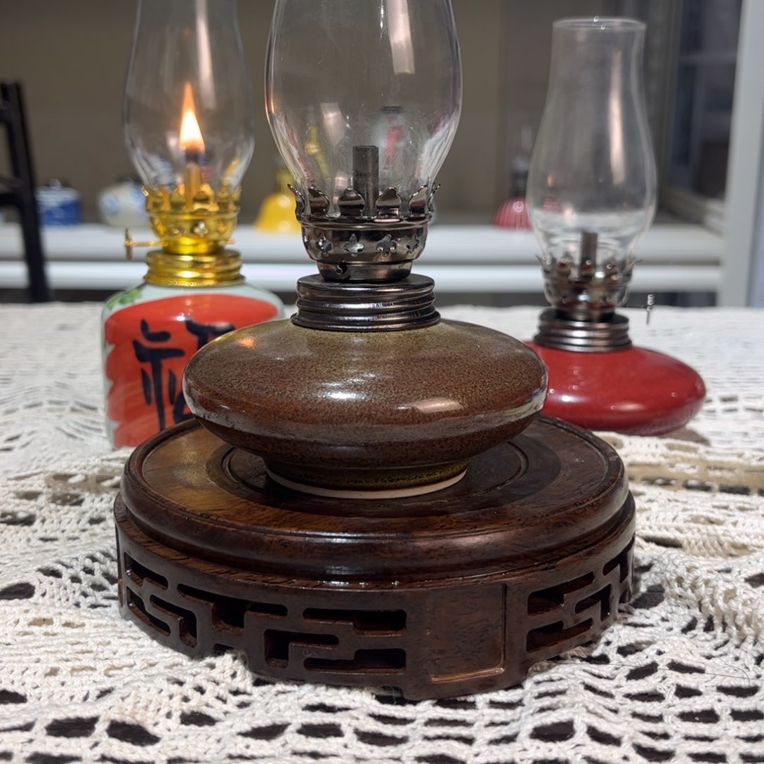 摆件景德镇陶瓷香薰灯
