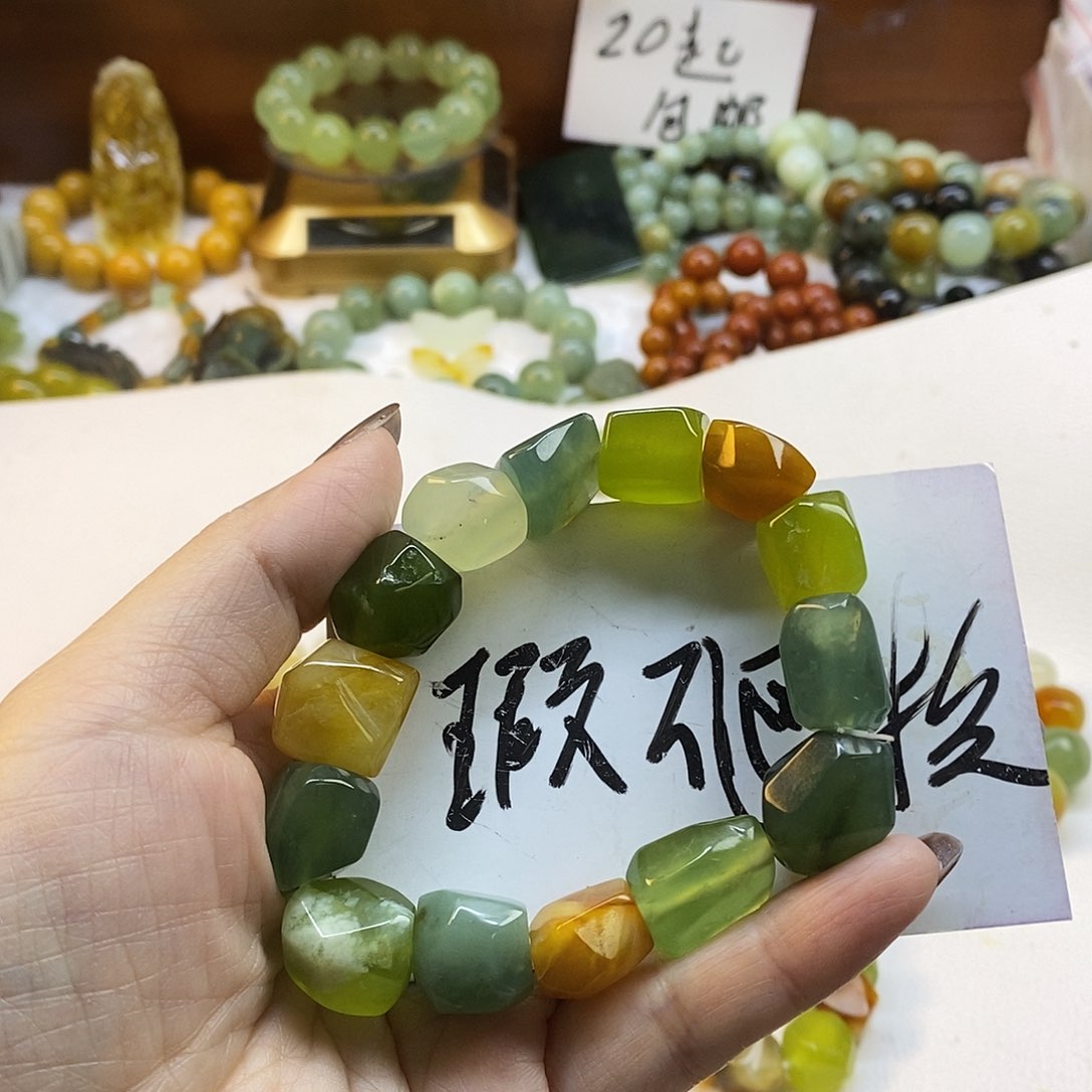未镶嵌蛇纹石玉手镯长*长
