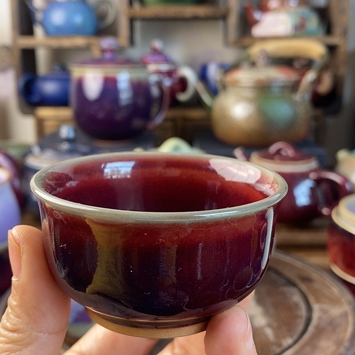 中国神后钧瓷茶具