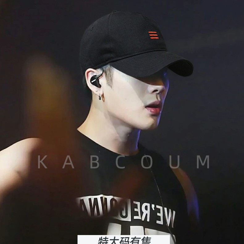 棒球帽女夏季时尚简约刺绣百搭舒适遮脸加宽帽檐软顶遮阳帽子