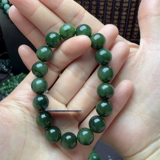和田玉（碧玉）手串未镶嵌