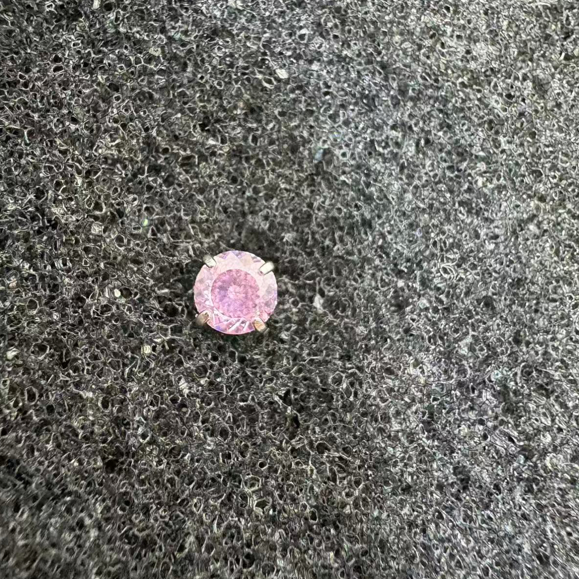 钛钢锆石耳饰 钛钢锆石耳钉饰品