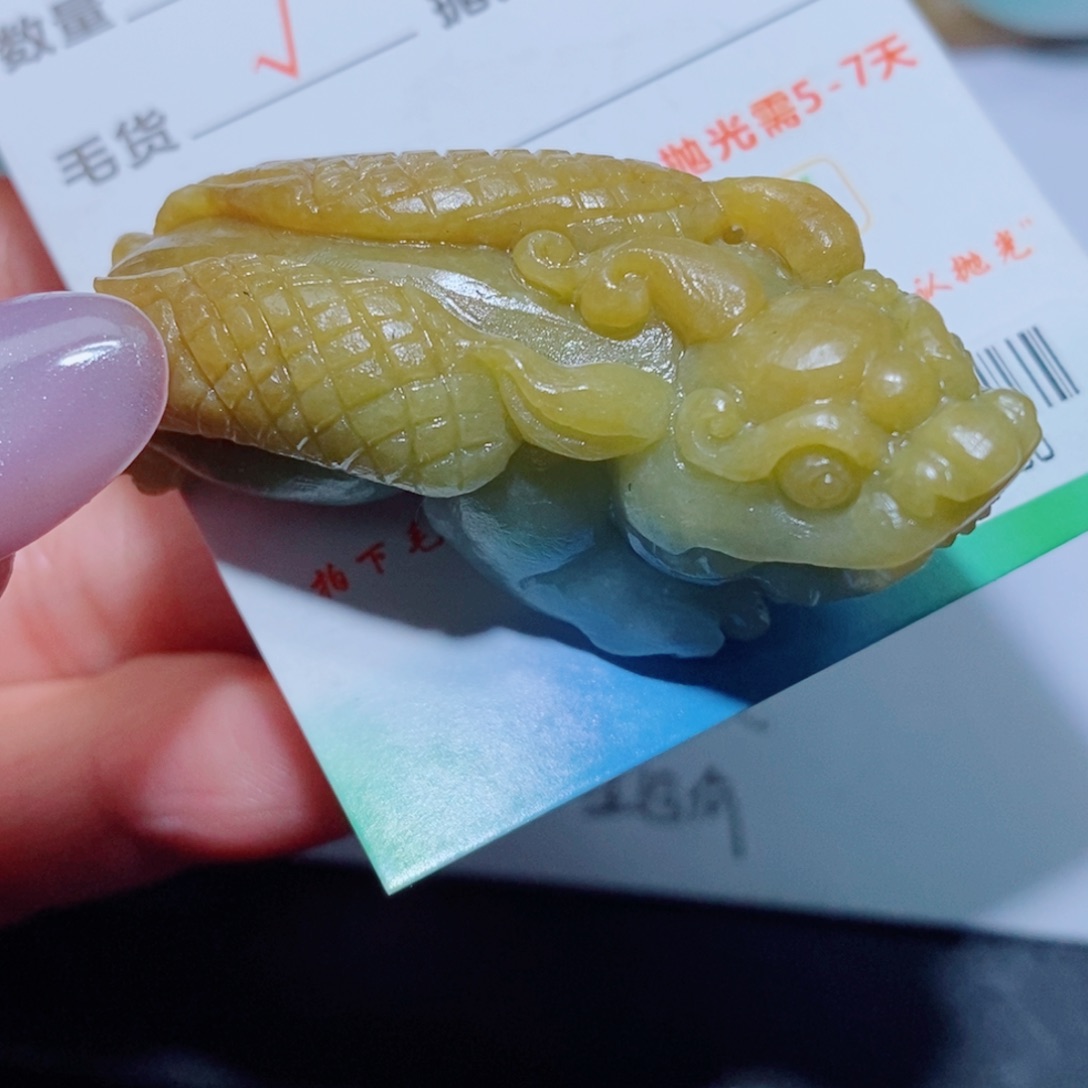 定制翡翠未镶嵌定制毛货翡翠挂件