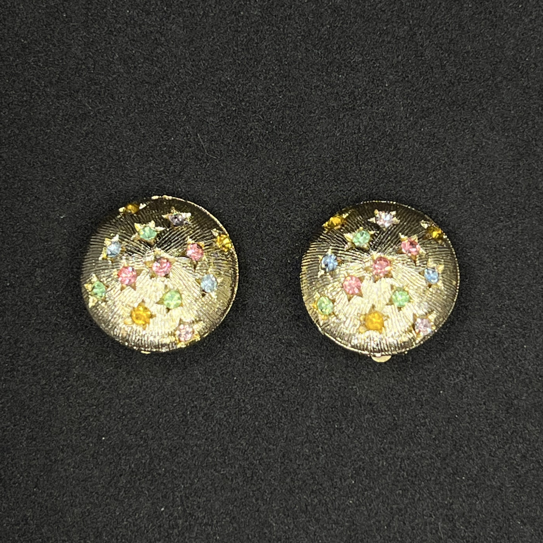 铁合金耳饰 Vintage 耳环金色饰品吊坠vintage设计师中古爱心