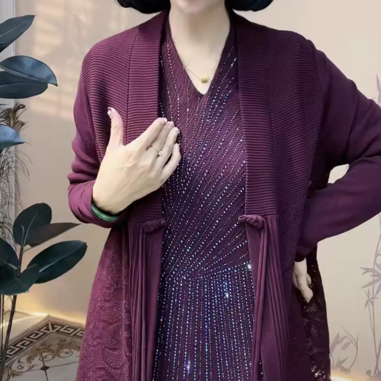 重工烫钻大码外套（非图片款）