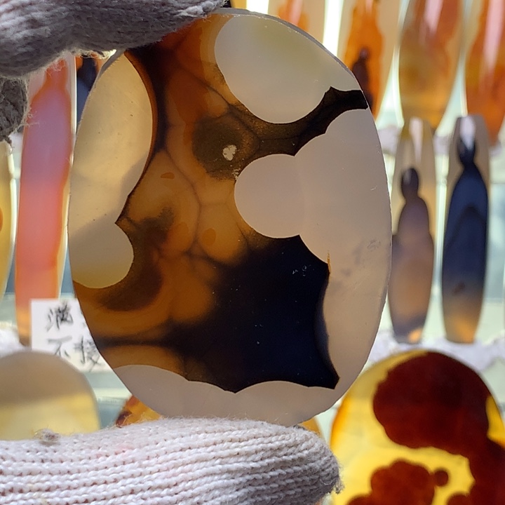 合金玛瑙/玉髓珠宝半成品175