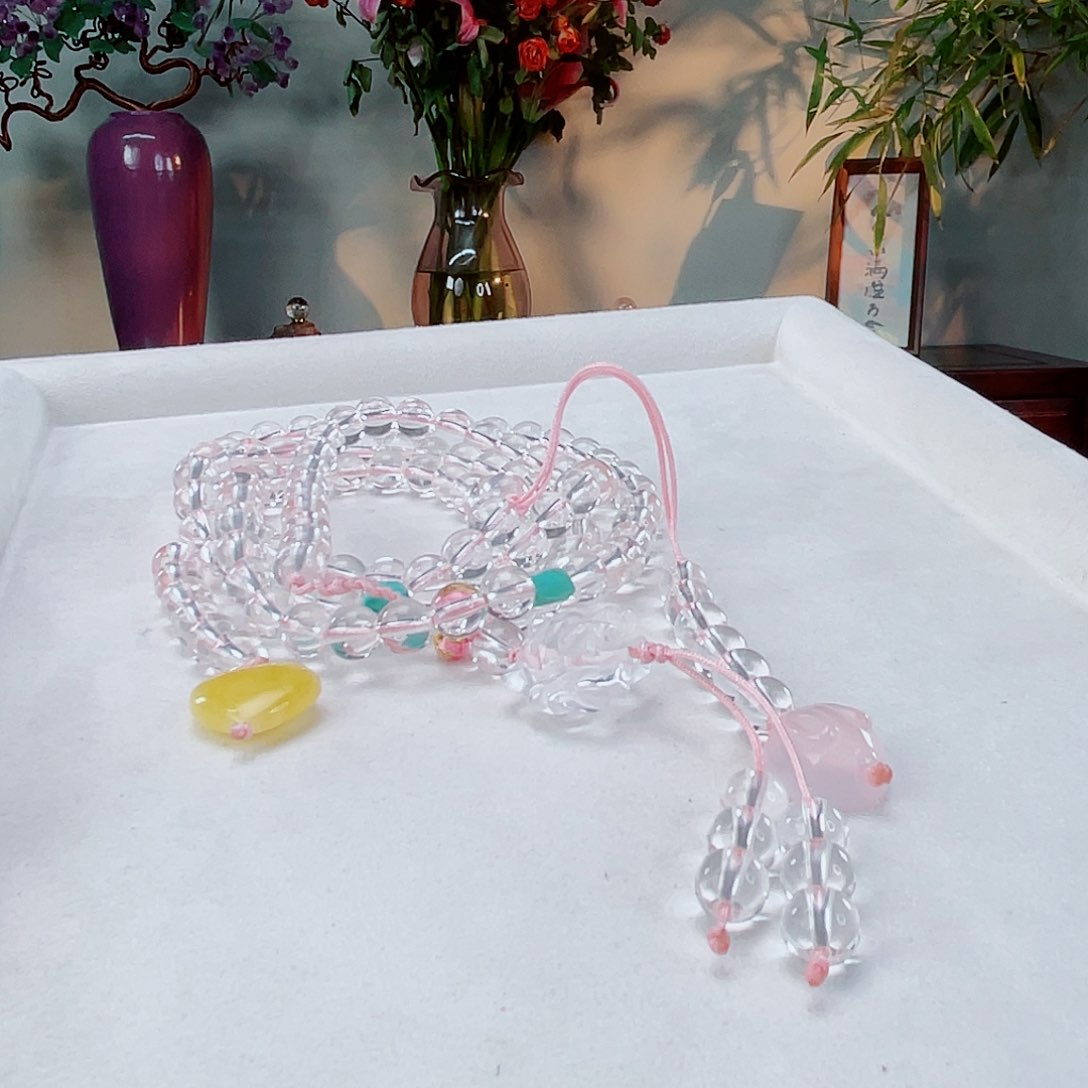 水晶颈饰未镶嵌水晶7.5