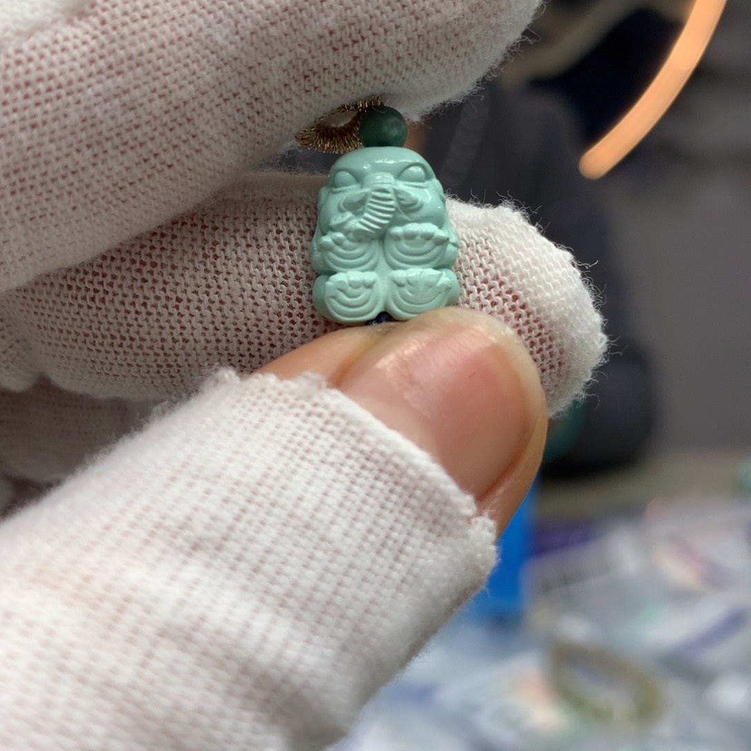 绿松石挂件未镶嵌