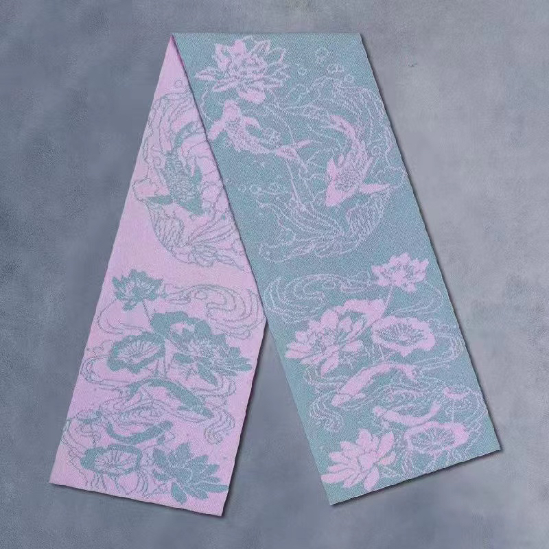 荷花鲤鱼 手编 细毛线 特级正品【非成品】