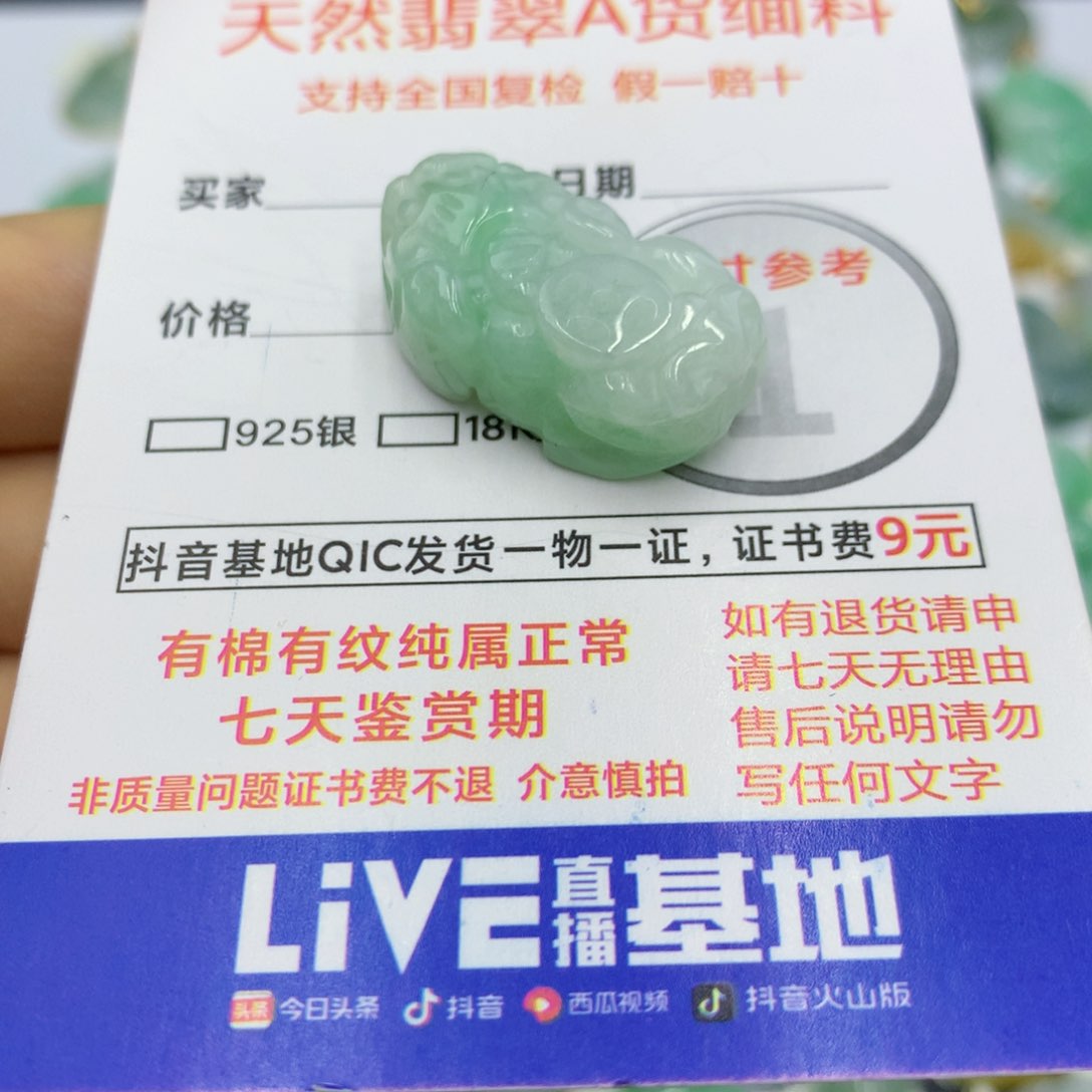 翡翠颈饰未镶嵌翡翠