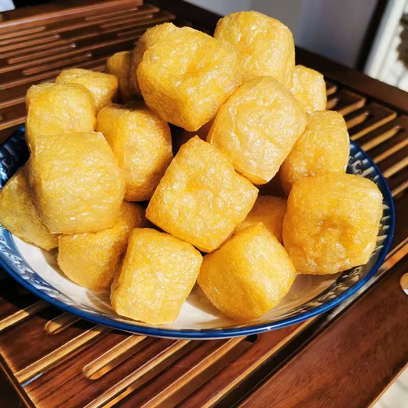 豆泡油豆腐空心豆腐江西进贤农家手工现做包邮